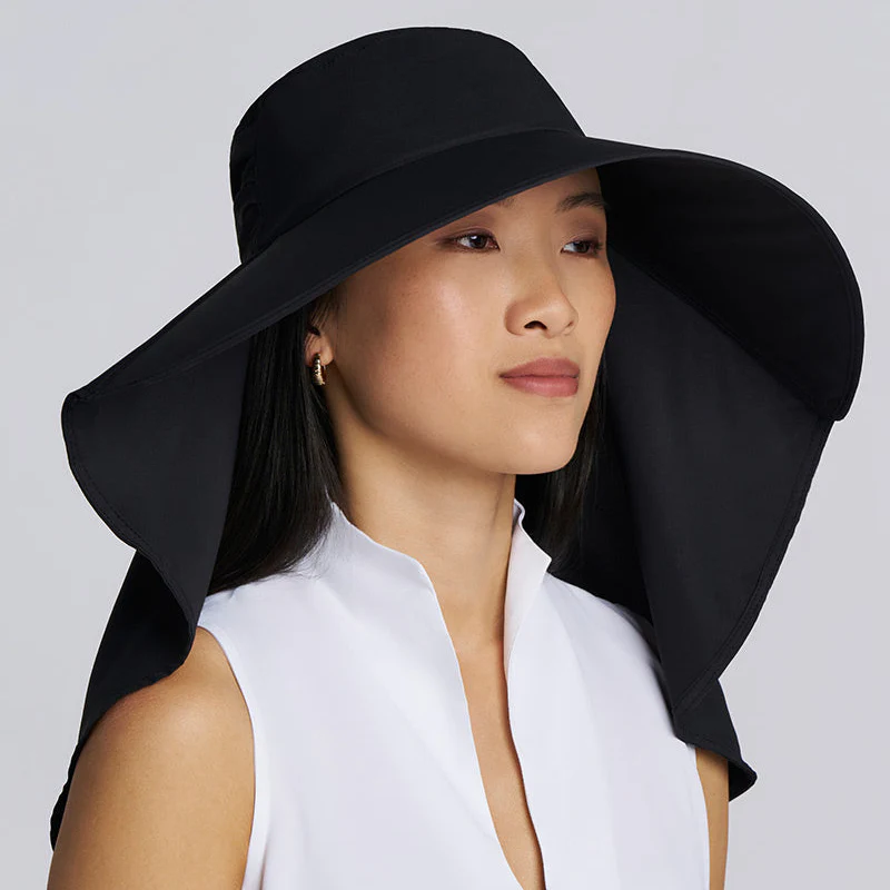 Anastasia Elegant Full Coverage Hat | Black - Image 3