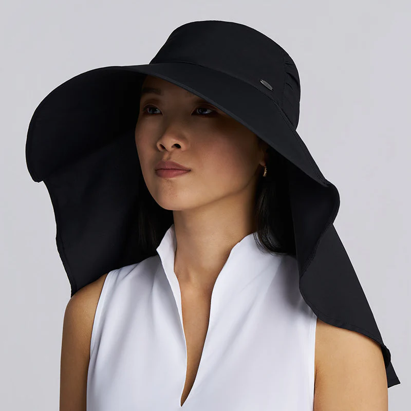 Anastasia Elegant Full Coverage Hat | Black - Image 7