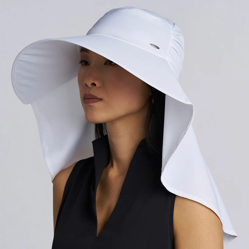 Anastasia Elegant Full Coverage Hat | White - Image 3