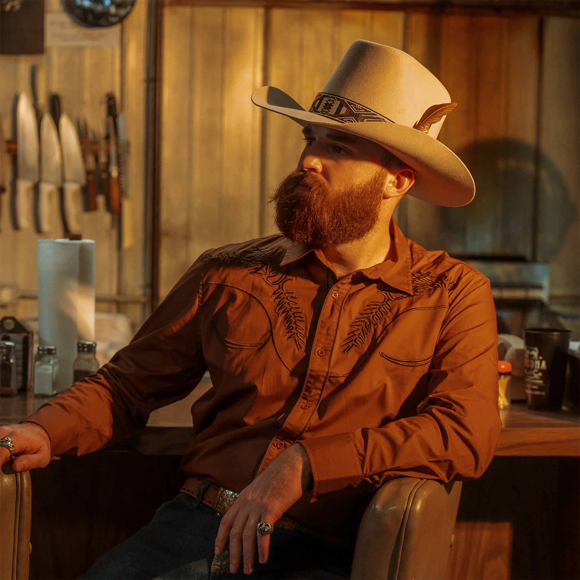Nu Aztec 3X Cowboy Hat - Image 6