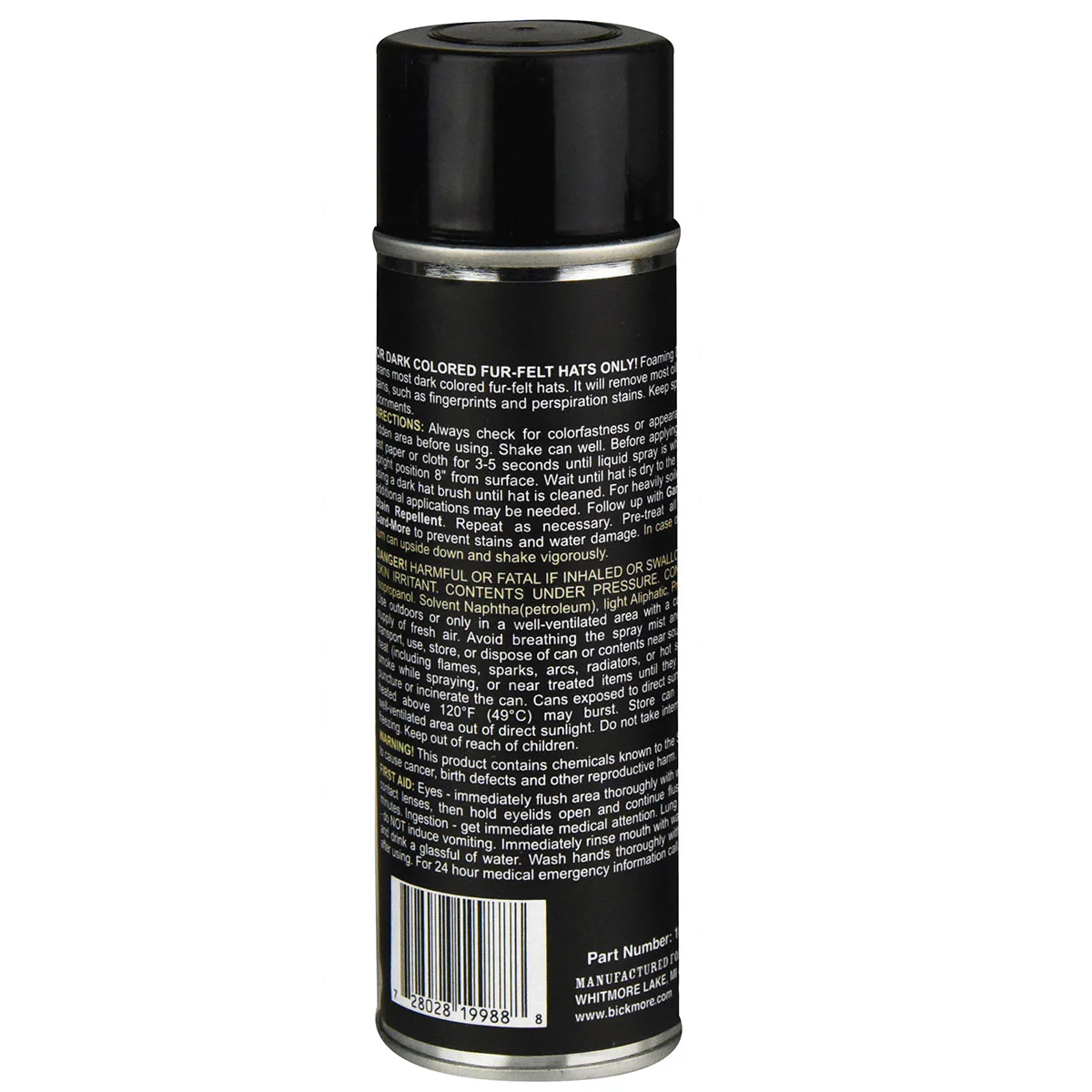 Foaming Dark Hat Cleaner - Image 2