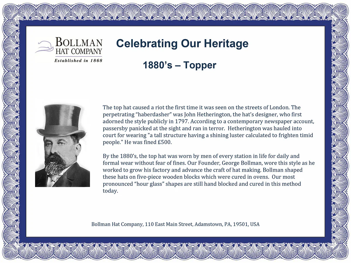 1880s Bollman Heritage Collection Topper - Image 7