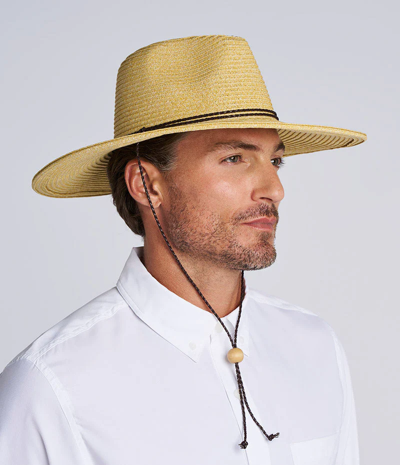 Comber Wide Brim Braided Sun Hat | Natural - Image 5
