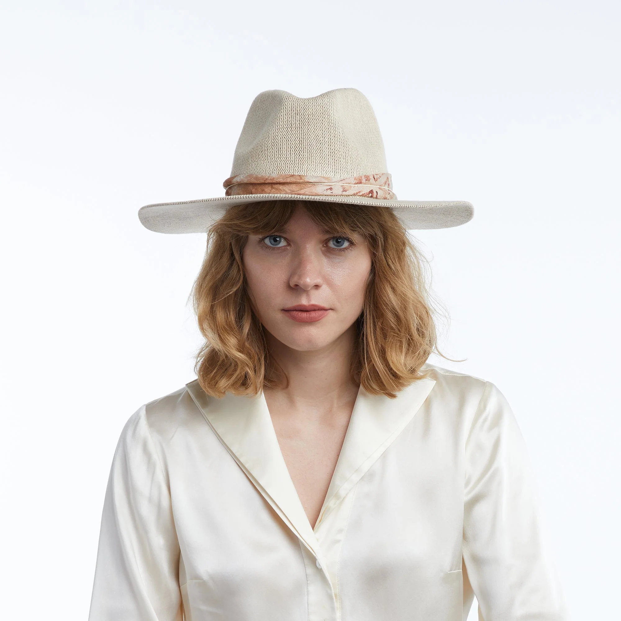 Corsica Mesh Panama Fedora | Camel - Image 4