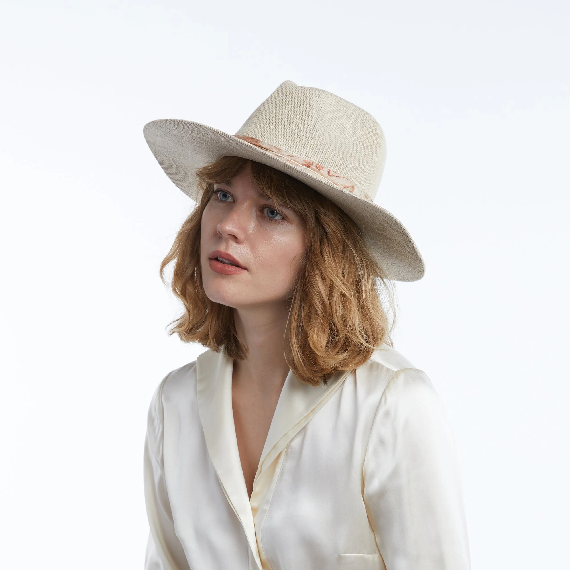 Corsica Mesh Panama Fedora | Camel - Image 5