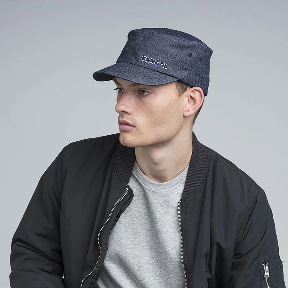 Denim Flexfit Army Cap - Image 10
