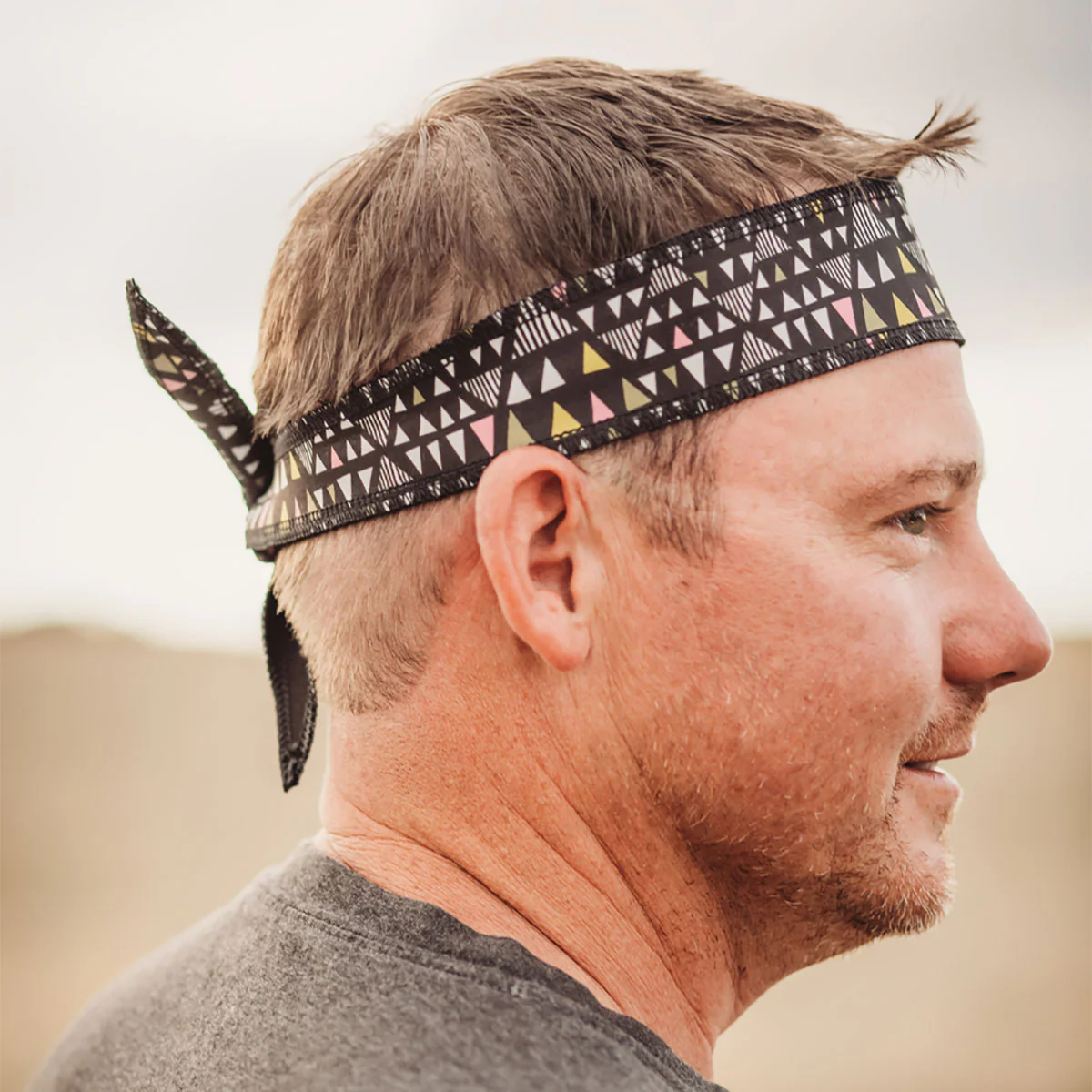 Aztec Tie Band Headband - Image 3