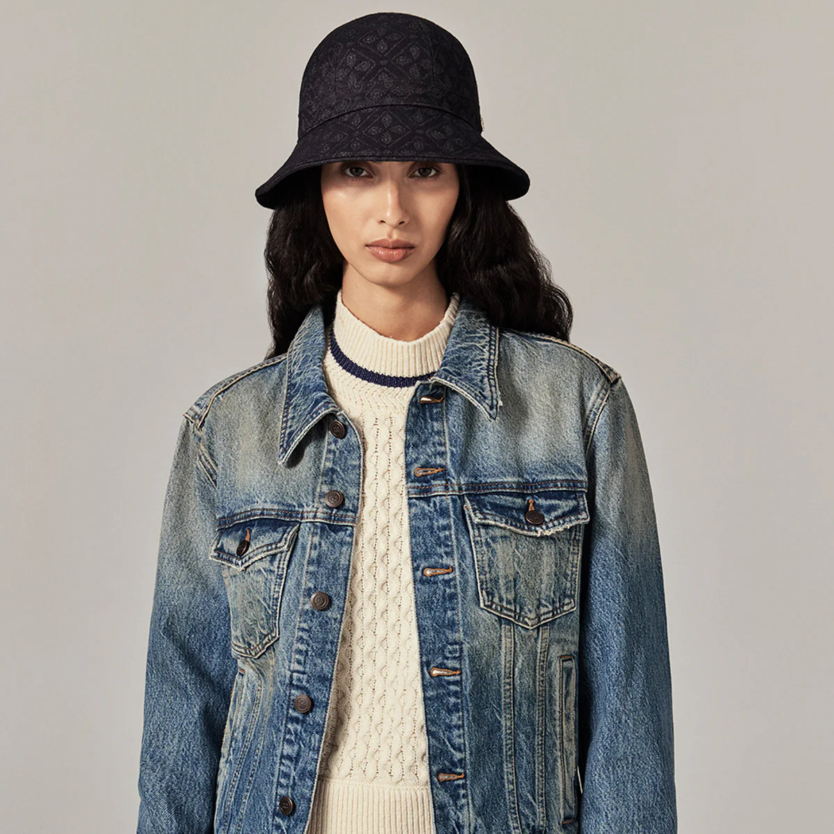 Cecilia Jacquard Cloche - Image 8