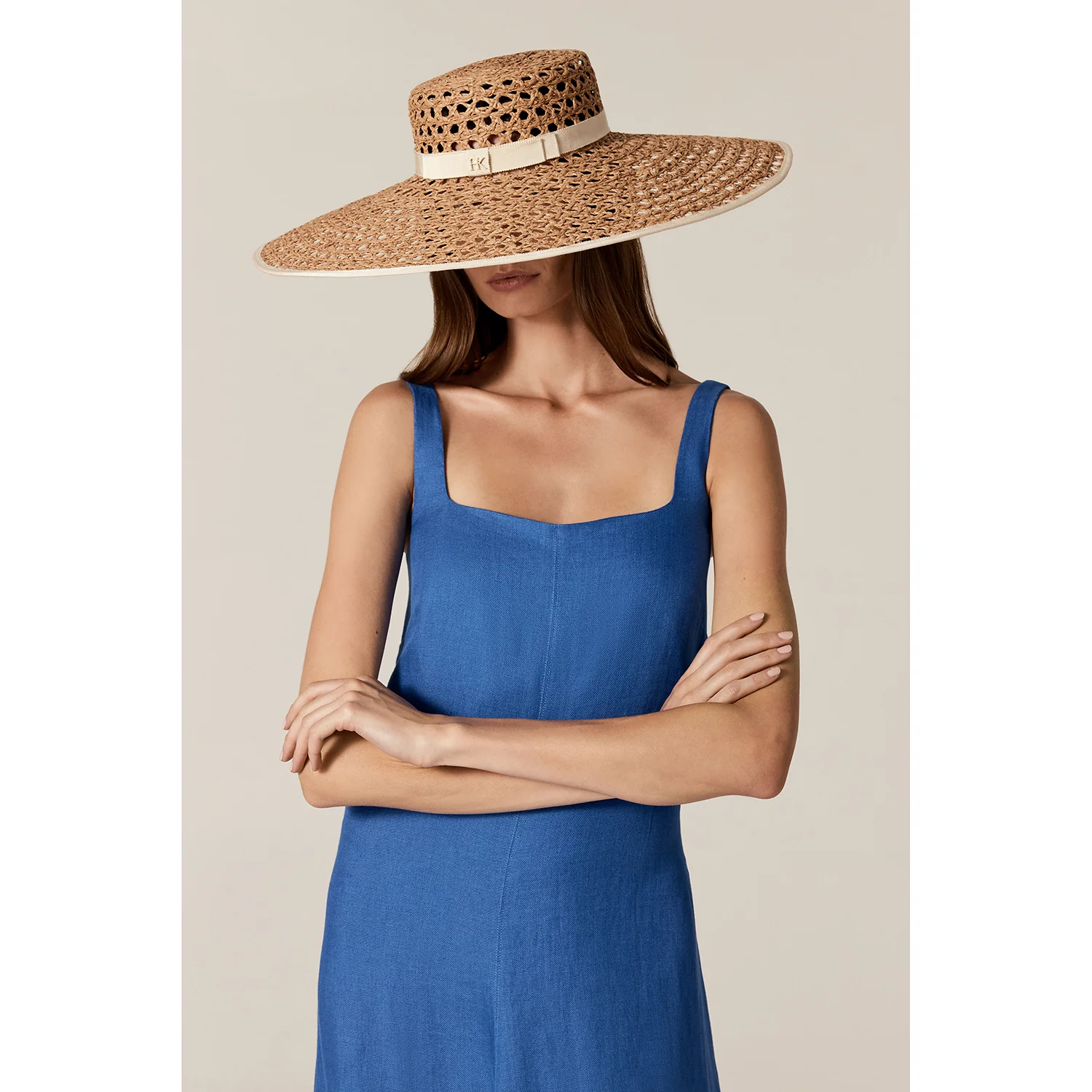 Kavya Raffia Lace Boater - Image 7
