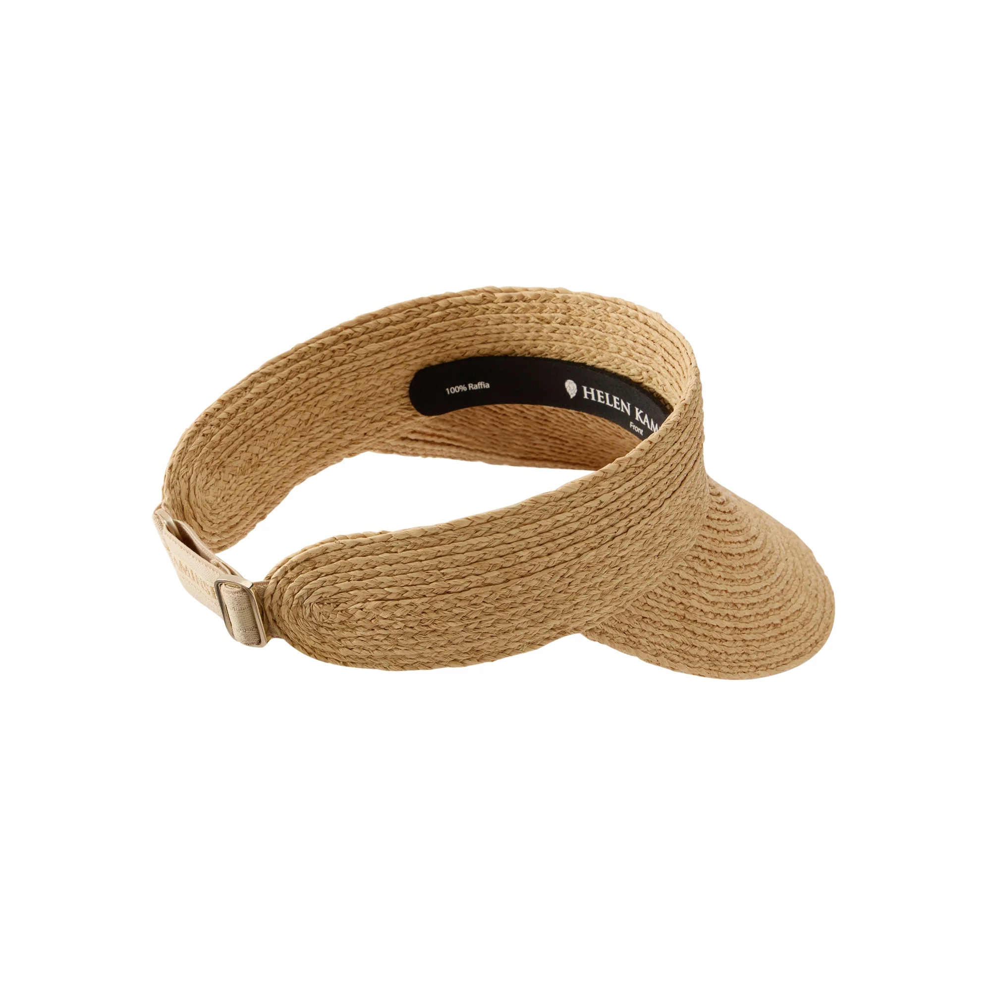 Kenna Raffia Braid Visor - Image 10