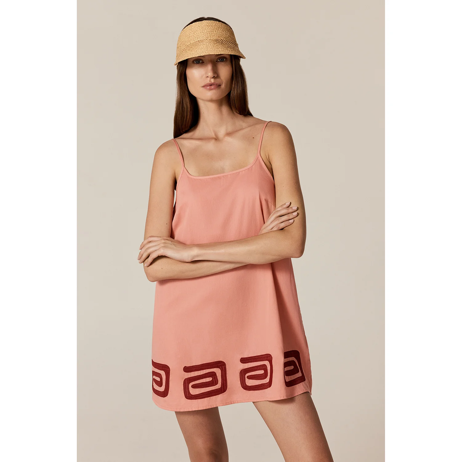 Kenna Raffia Braid Visor - Image 12