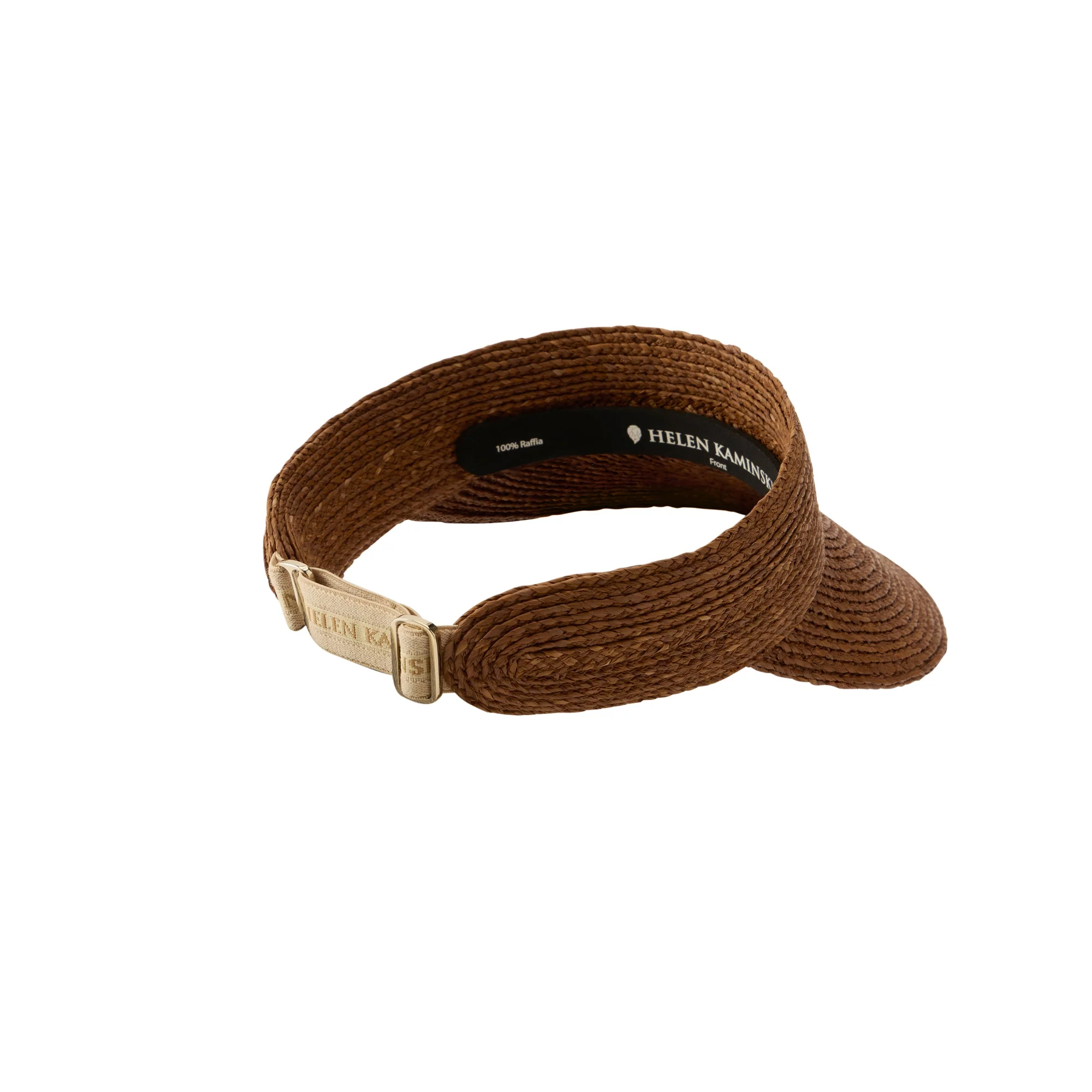 Kenna Raffia Braid Visor - Image 2