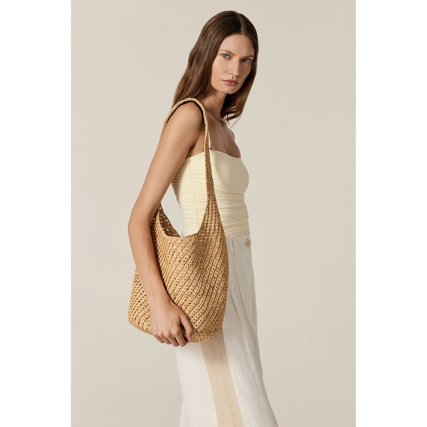 Lani Raffia Crochet Sac - Image 5