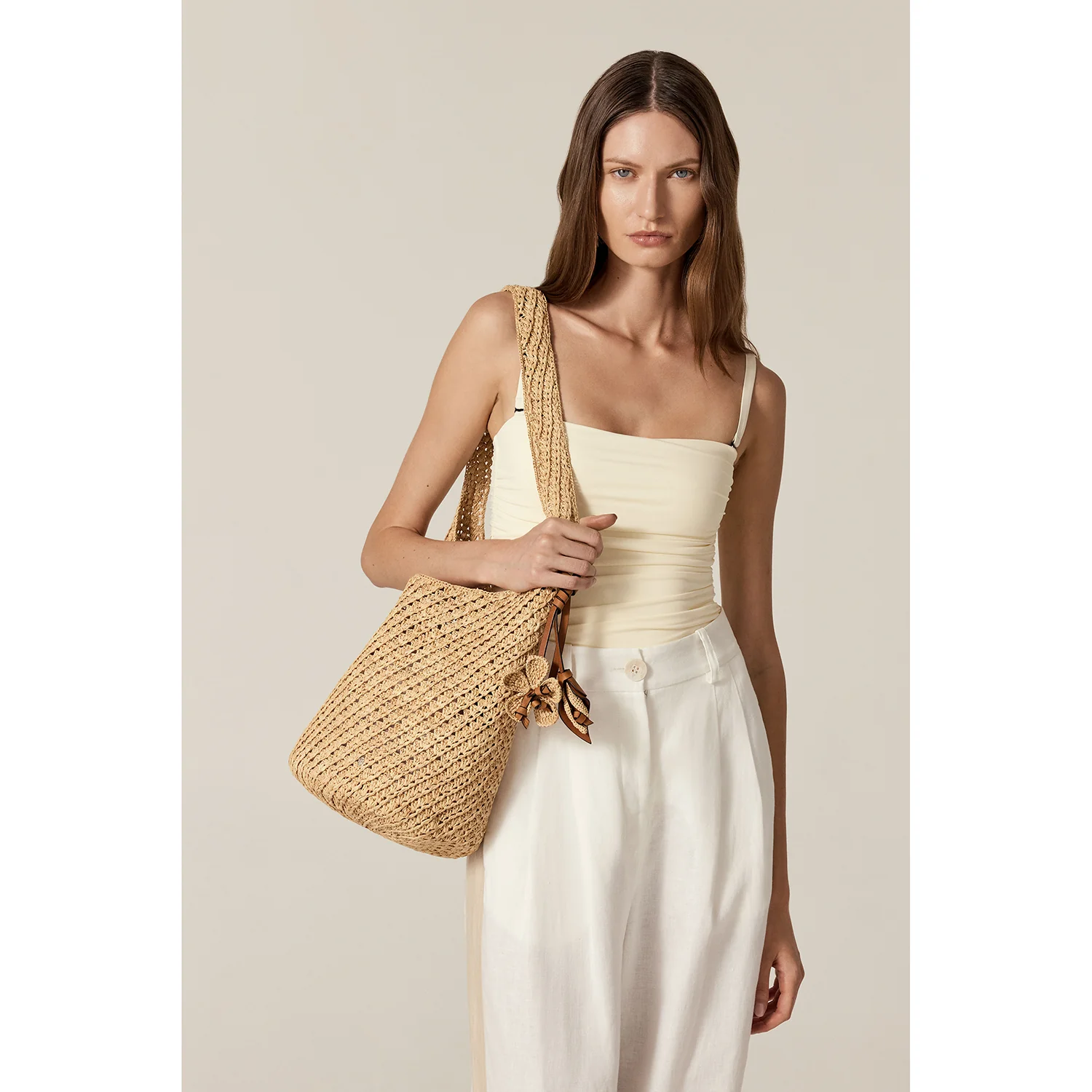 Lani Raffia Crochet Sac - Image 6