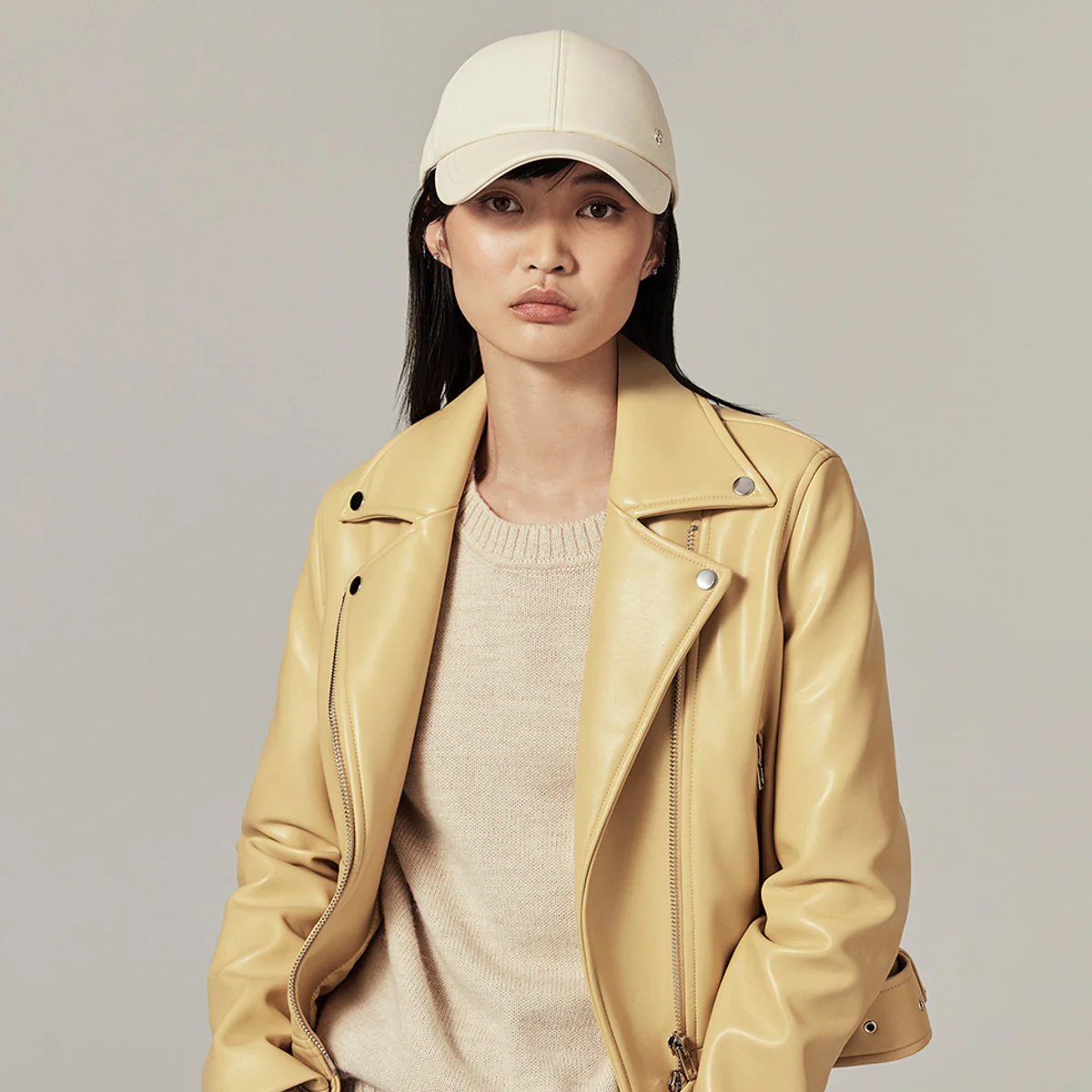 Lexie Leather Cap - Image 7