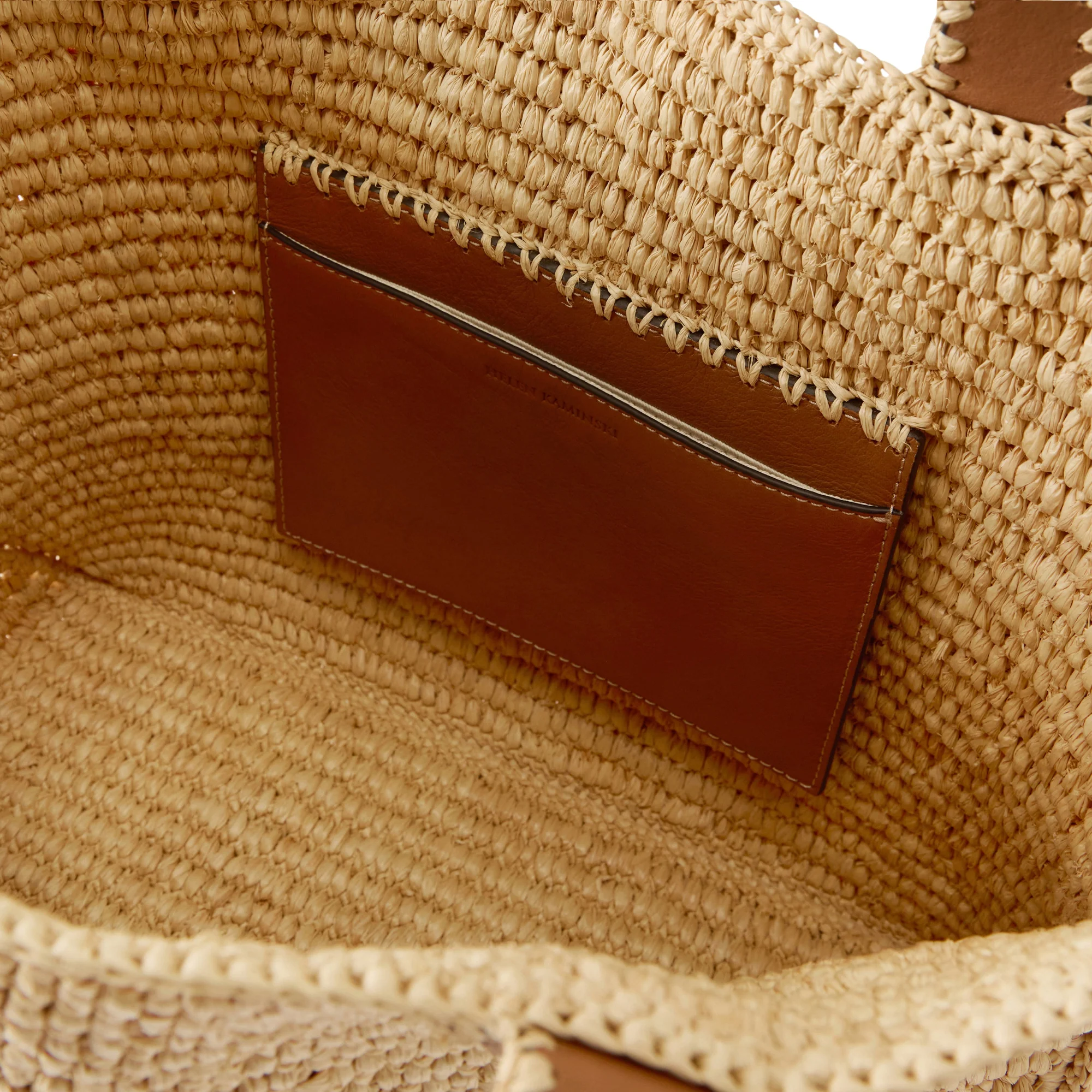 Liyoni Raffia Crochet Tote - Image 4
