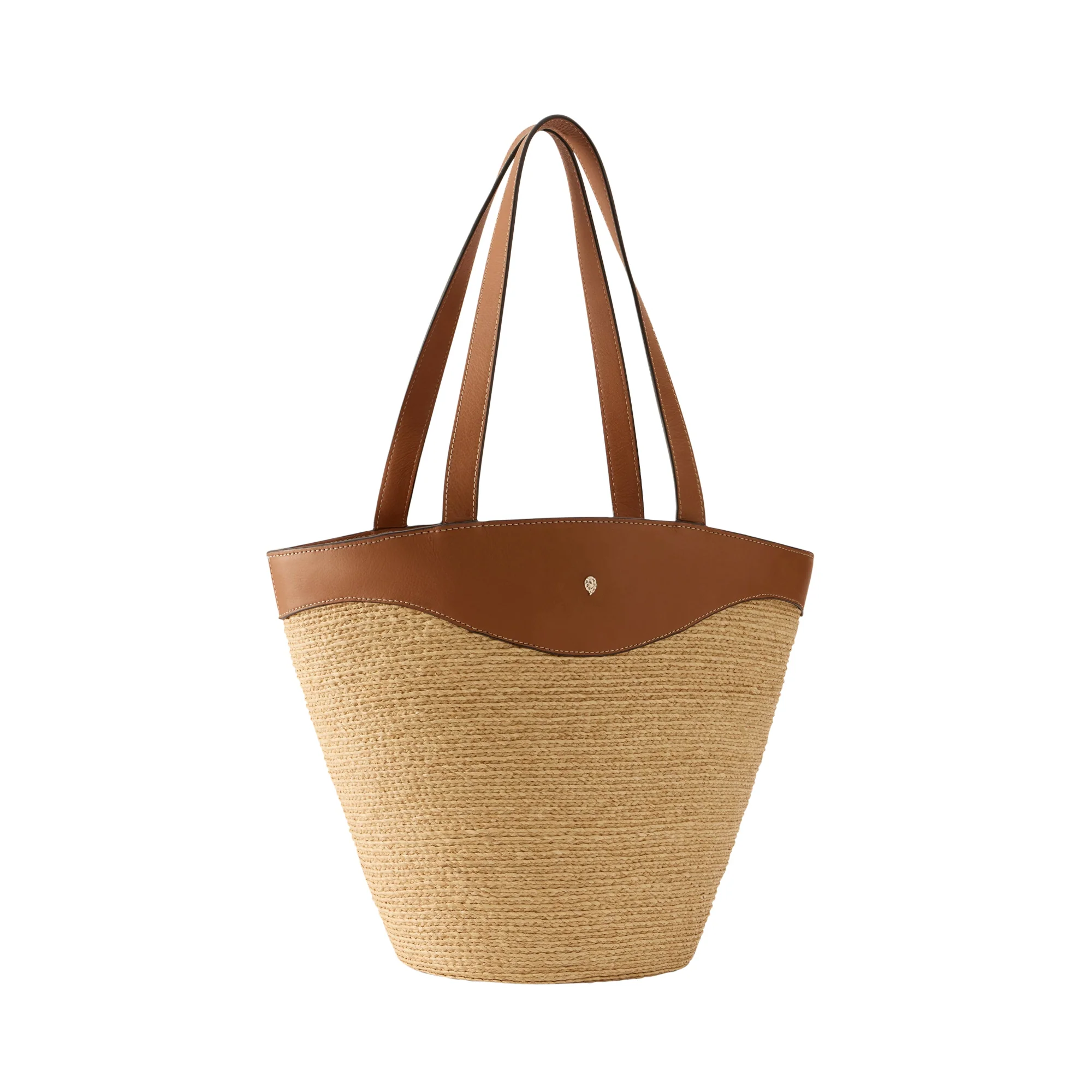 Nadee Raffia Braid Tote - Image 2