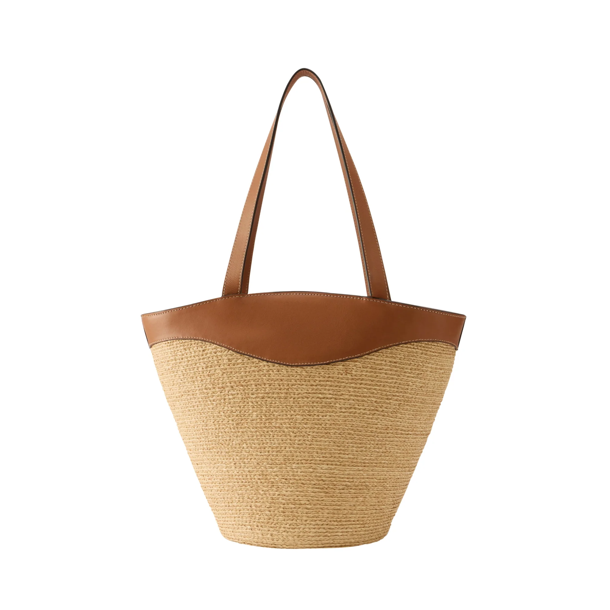 Nadee Raffia Braid Tote - Image 3