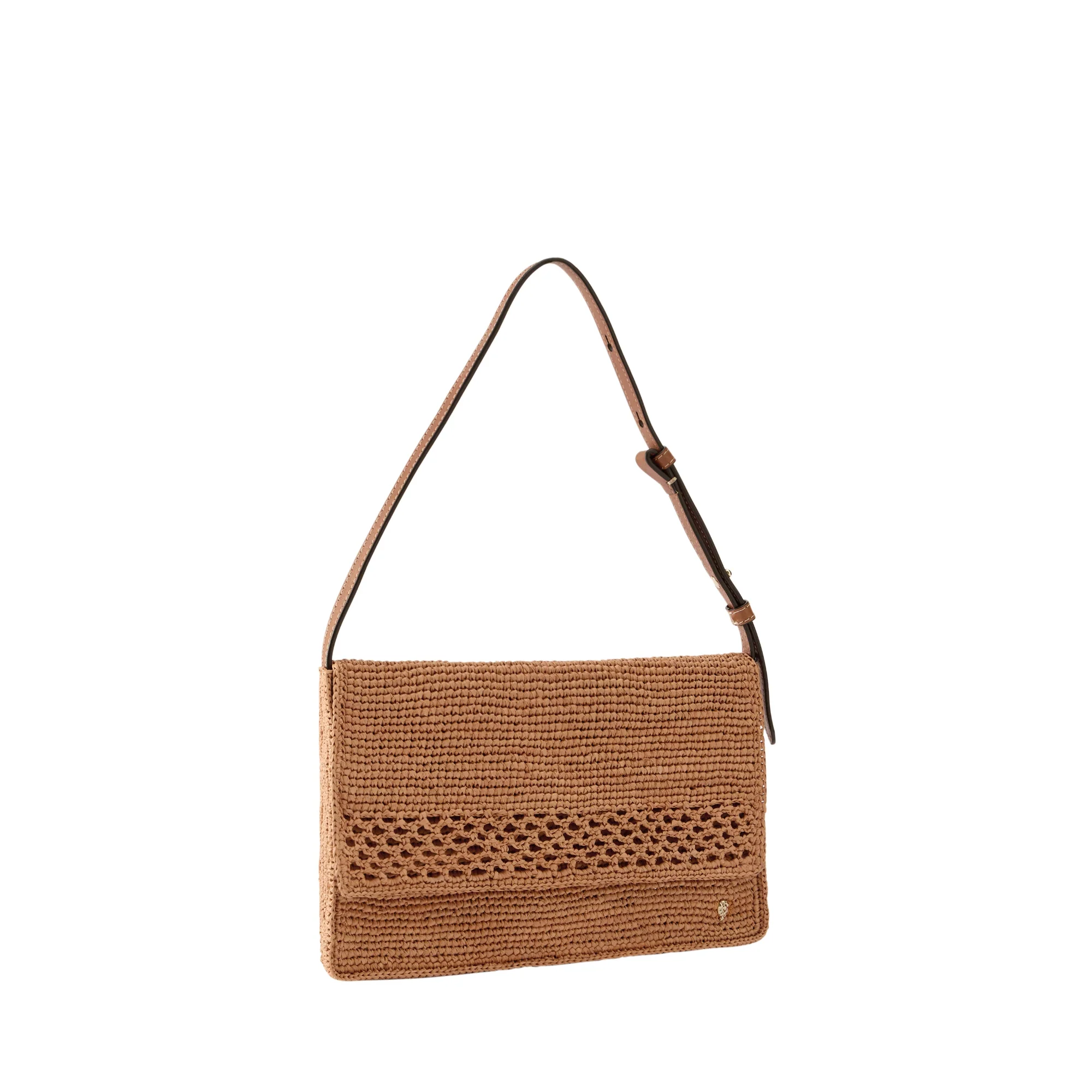 Poppy Raffia Crochet Crossbody - Image 3