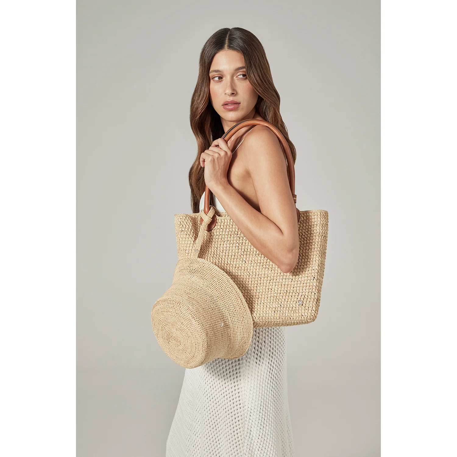 Raffia Braid Hat Clip - Image 3