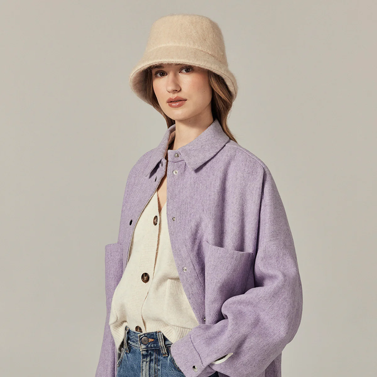 Rita Mohair Blend Bucket - Image 11