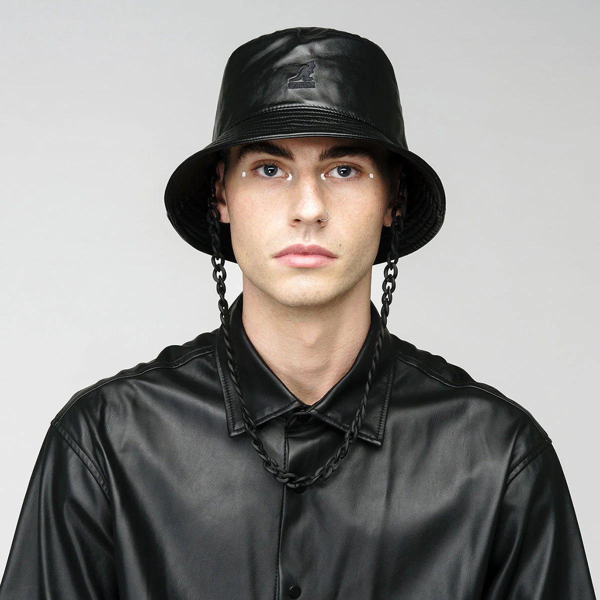 Chain Faux Leather Bucket - Image 2