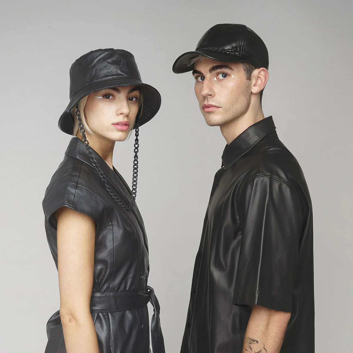 Chain Faux Leather Bucket - Image 6