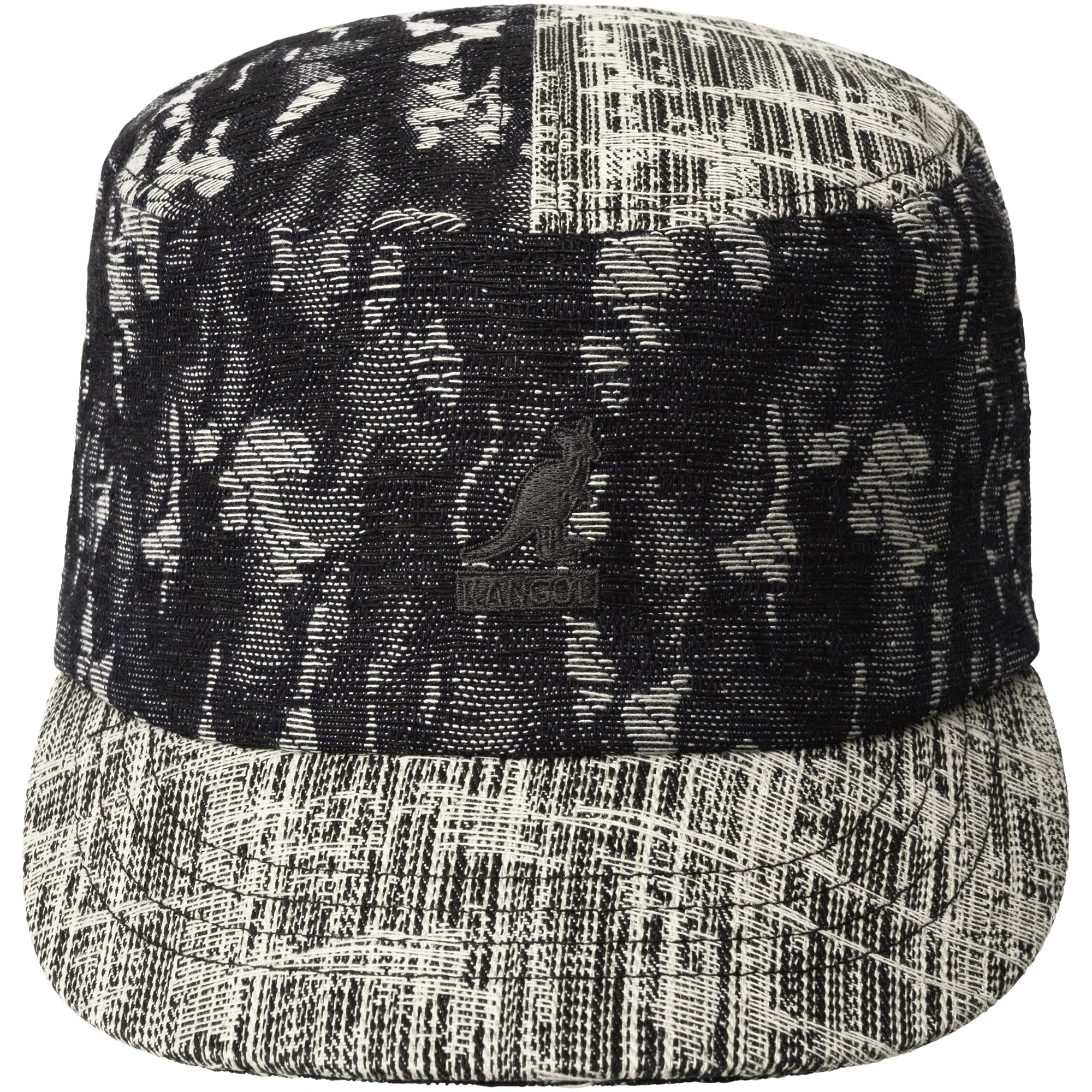 Denim Mashup Army Cap - Image 3