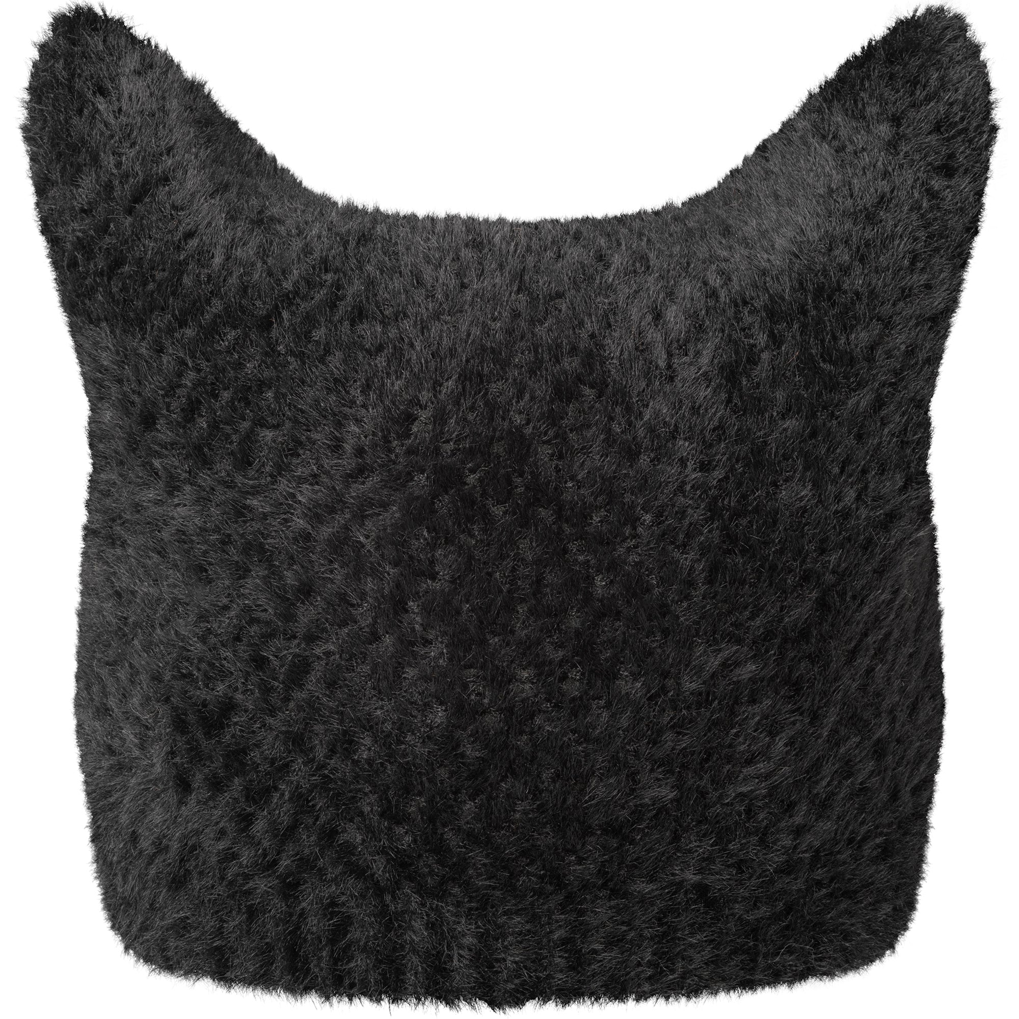 Faux Fur Pointed Beanie - Image 3