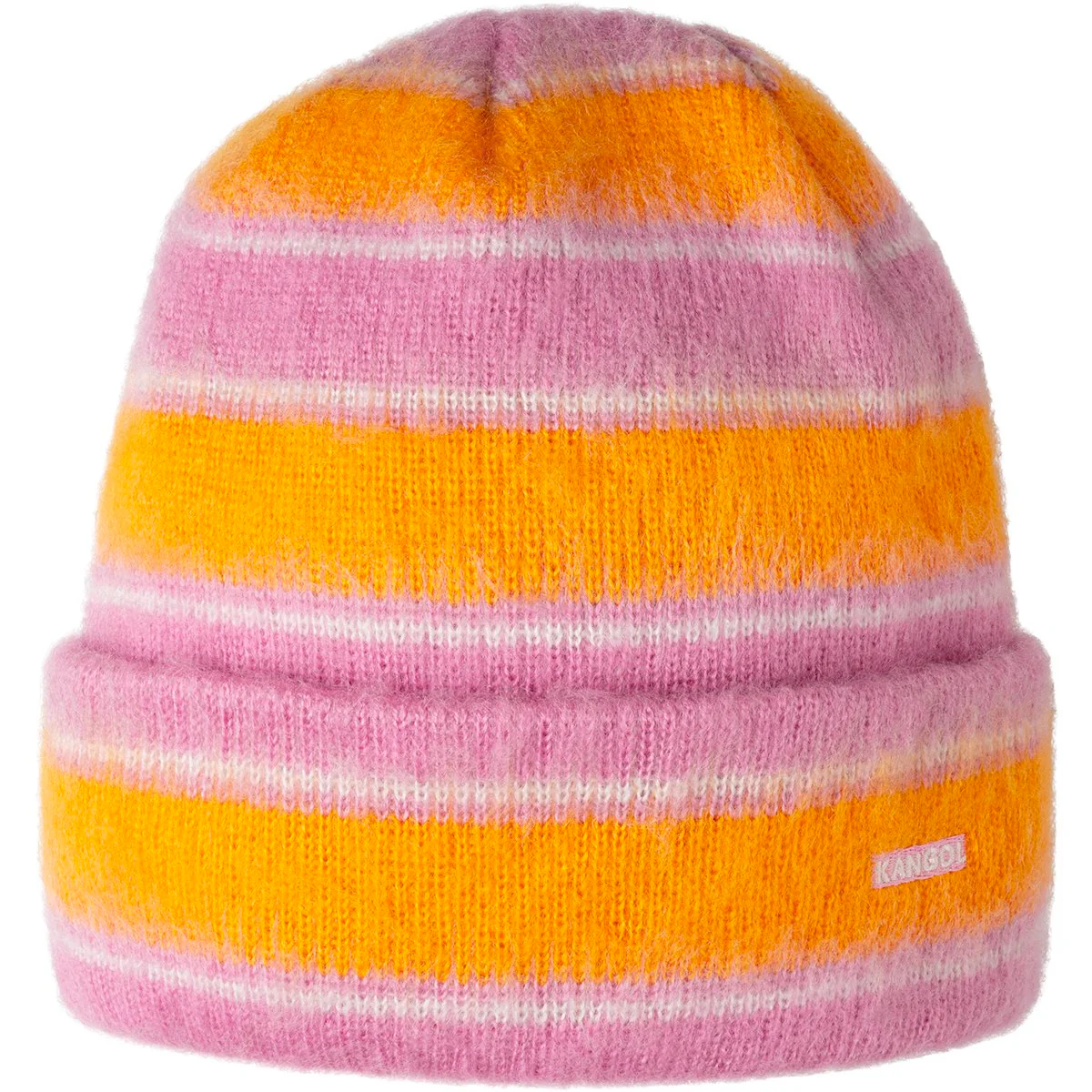 Fuzzy Stripe Beanie - Image 5