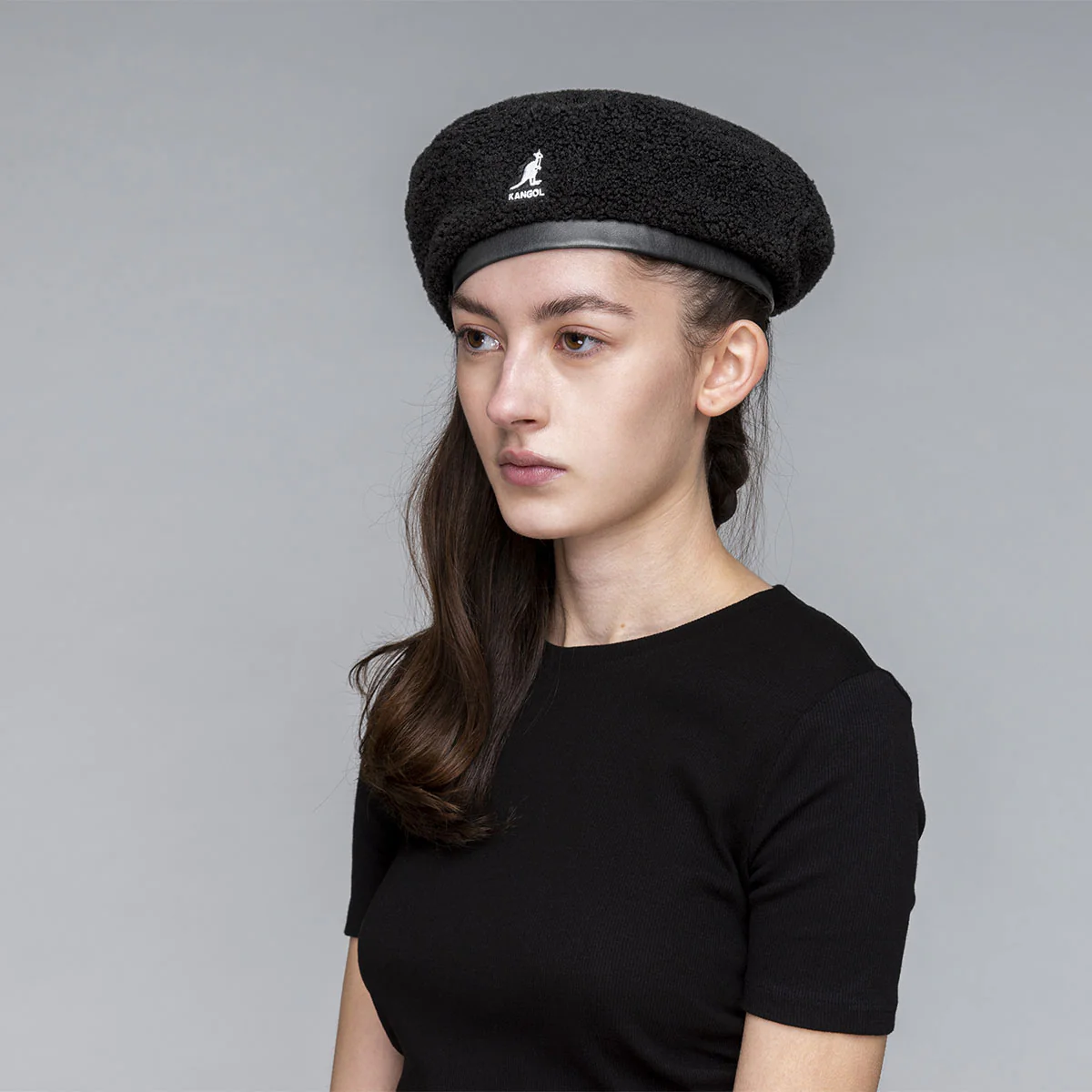 Nylon Plush Reversible Beret - Image 4