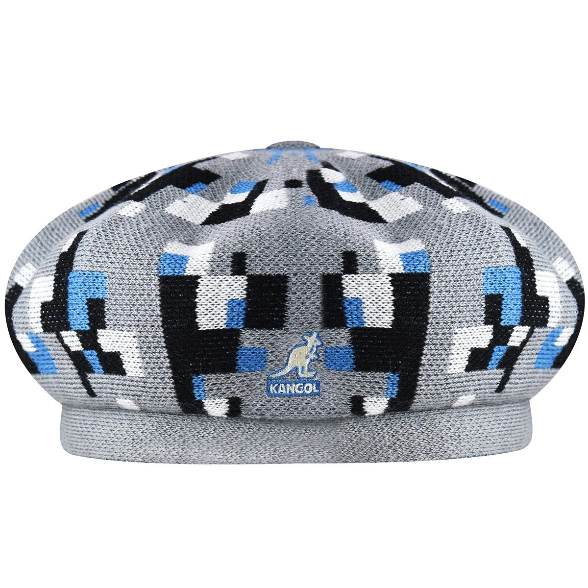 Pixelated Plaid Beret - Image 2
