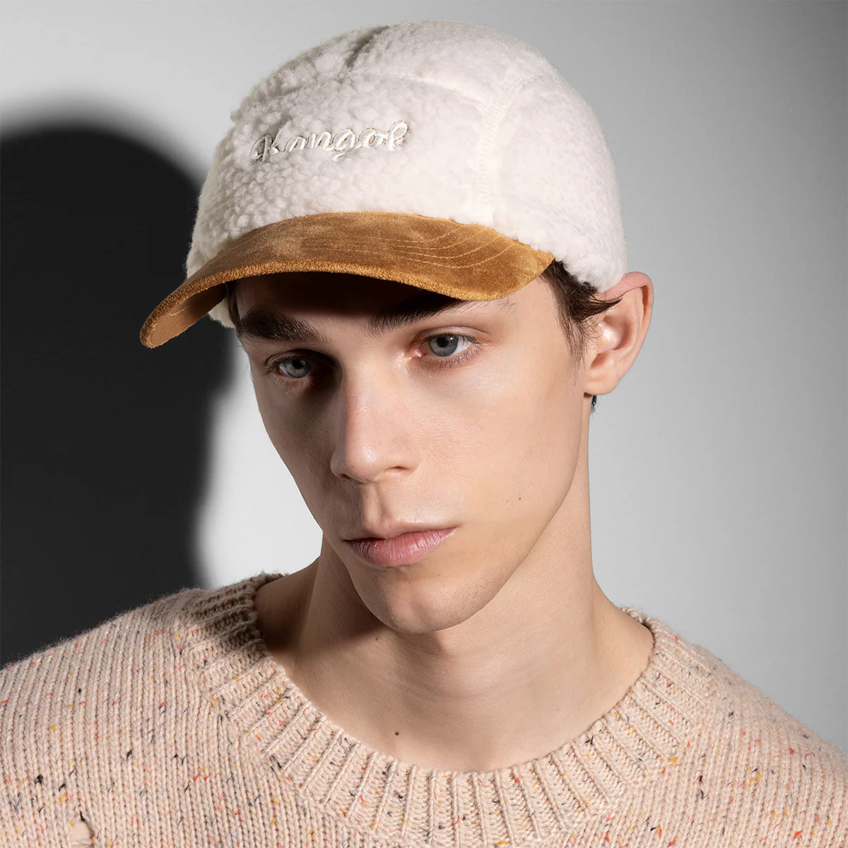 Script Faux Sherpa 5-Panel Baseball - Image 5