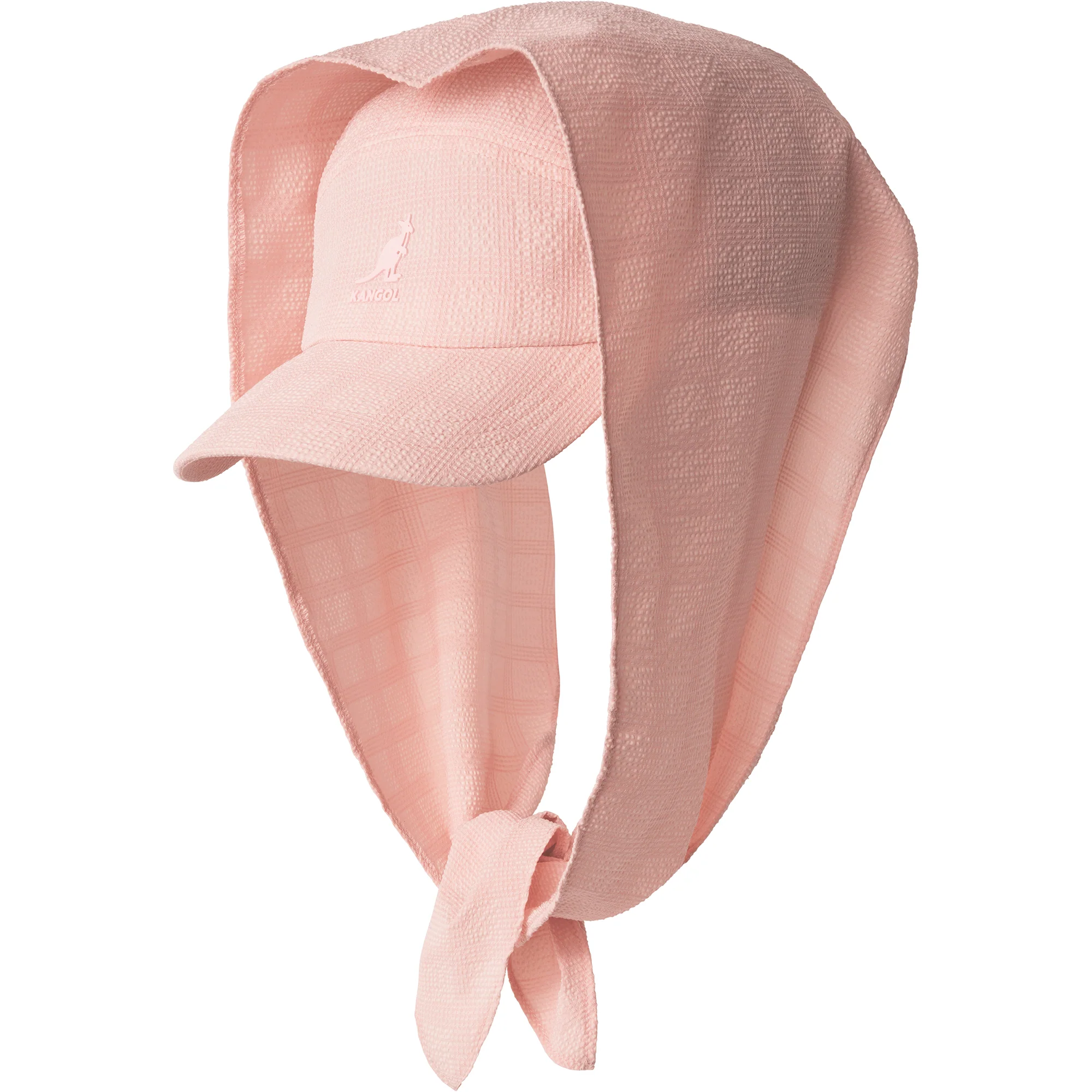 Seersucker Drape 5-Panel Cap