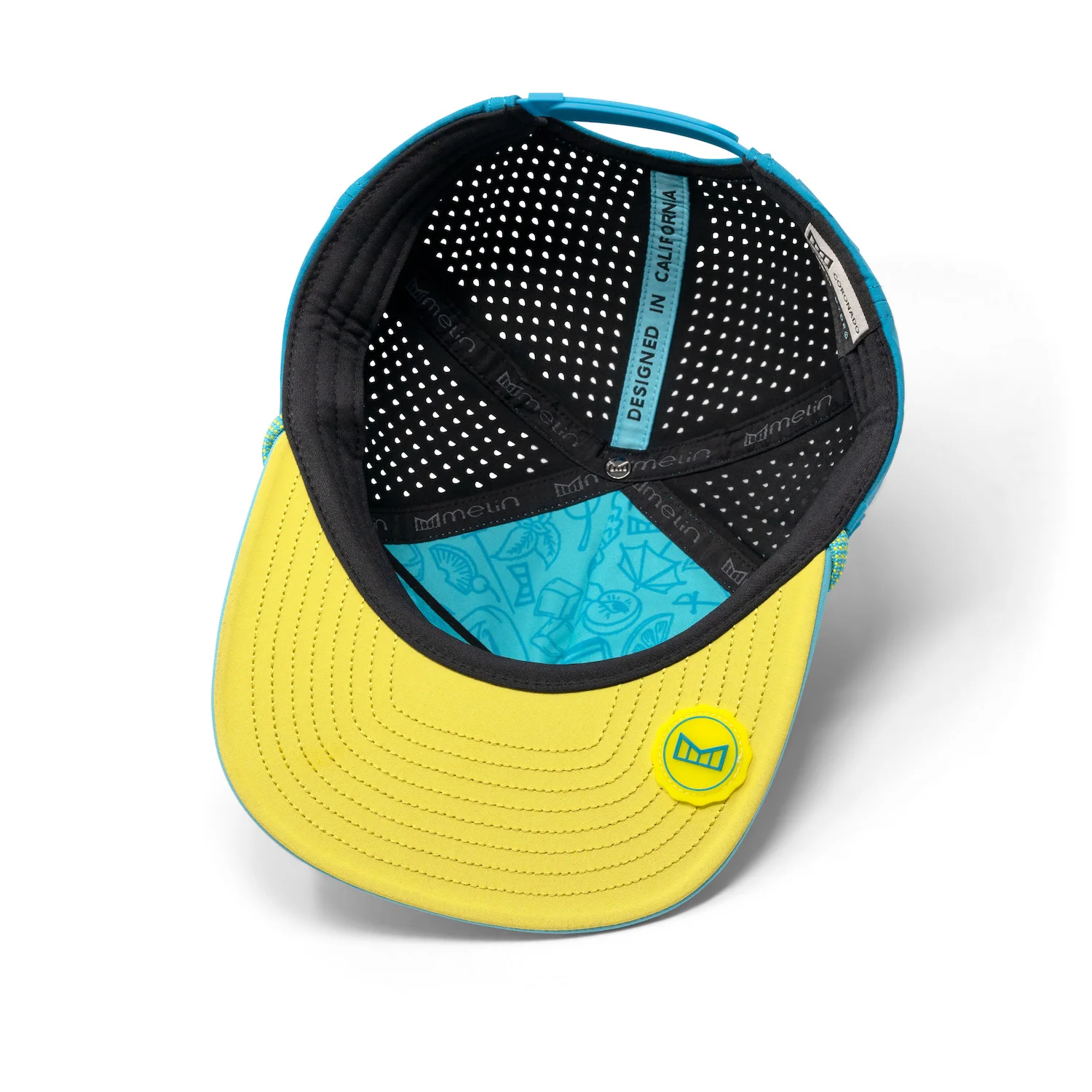 Hydro Coronado Brick Baseball Cap - Blue Lagoon - Image 5