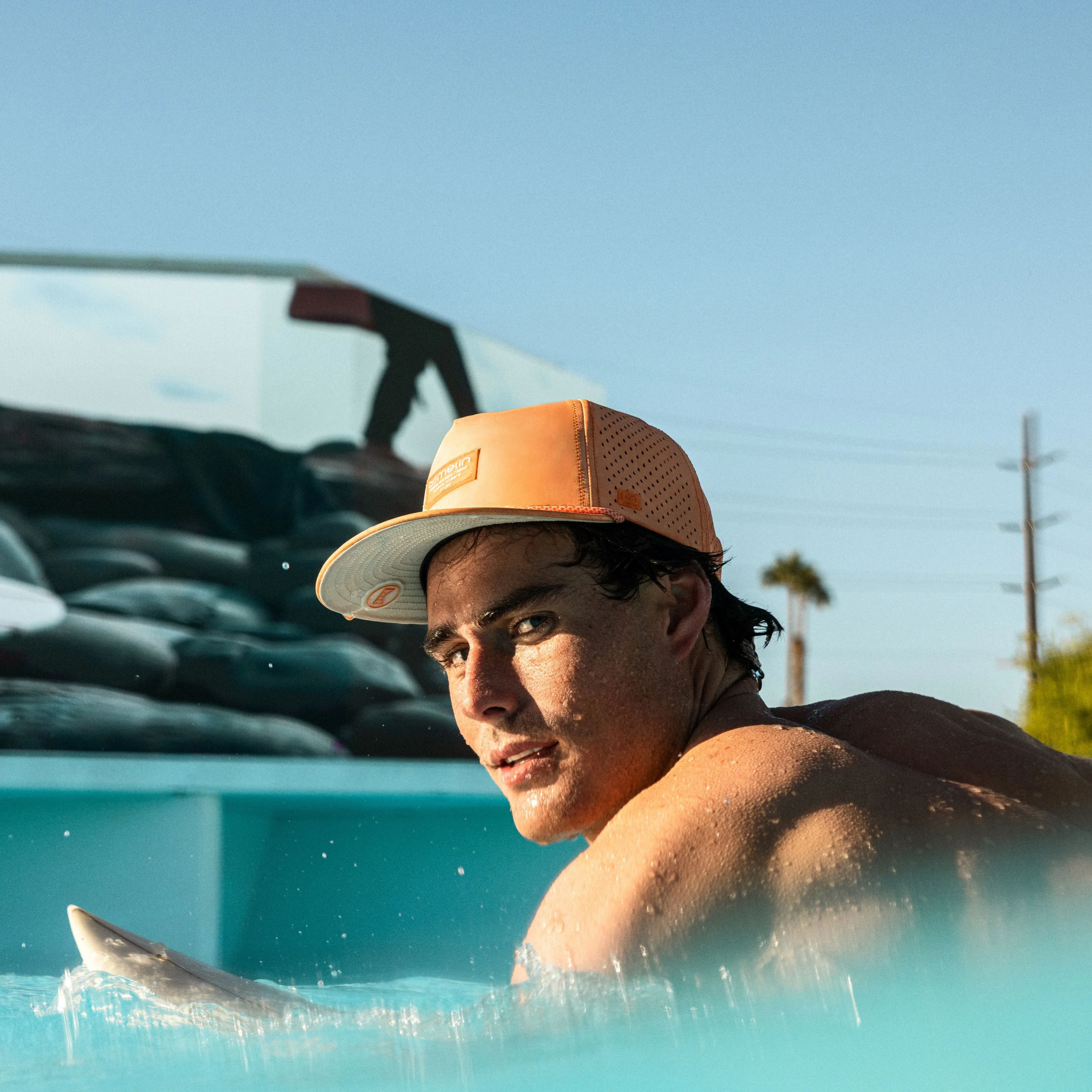 Hydro Coronado Brick Baseball Cap - Cantaloupe Cooler - Image 6