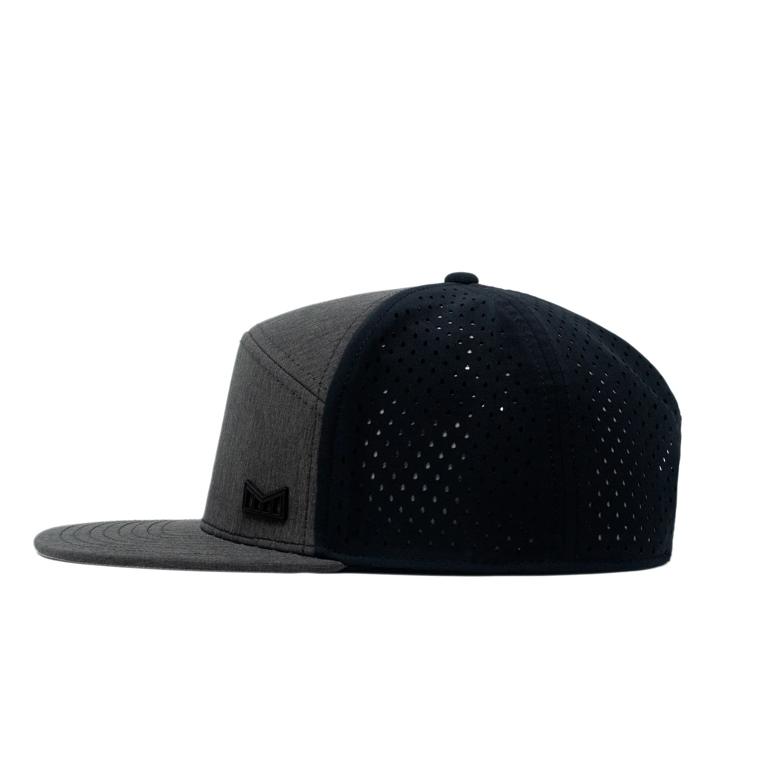Hydro Trenches Icon Baseball Cap - Heather Charcoal/Black - Image 3