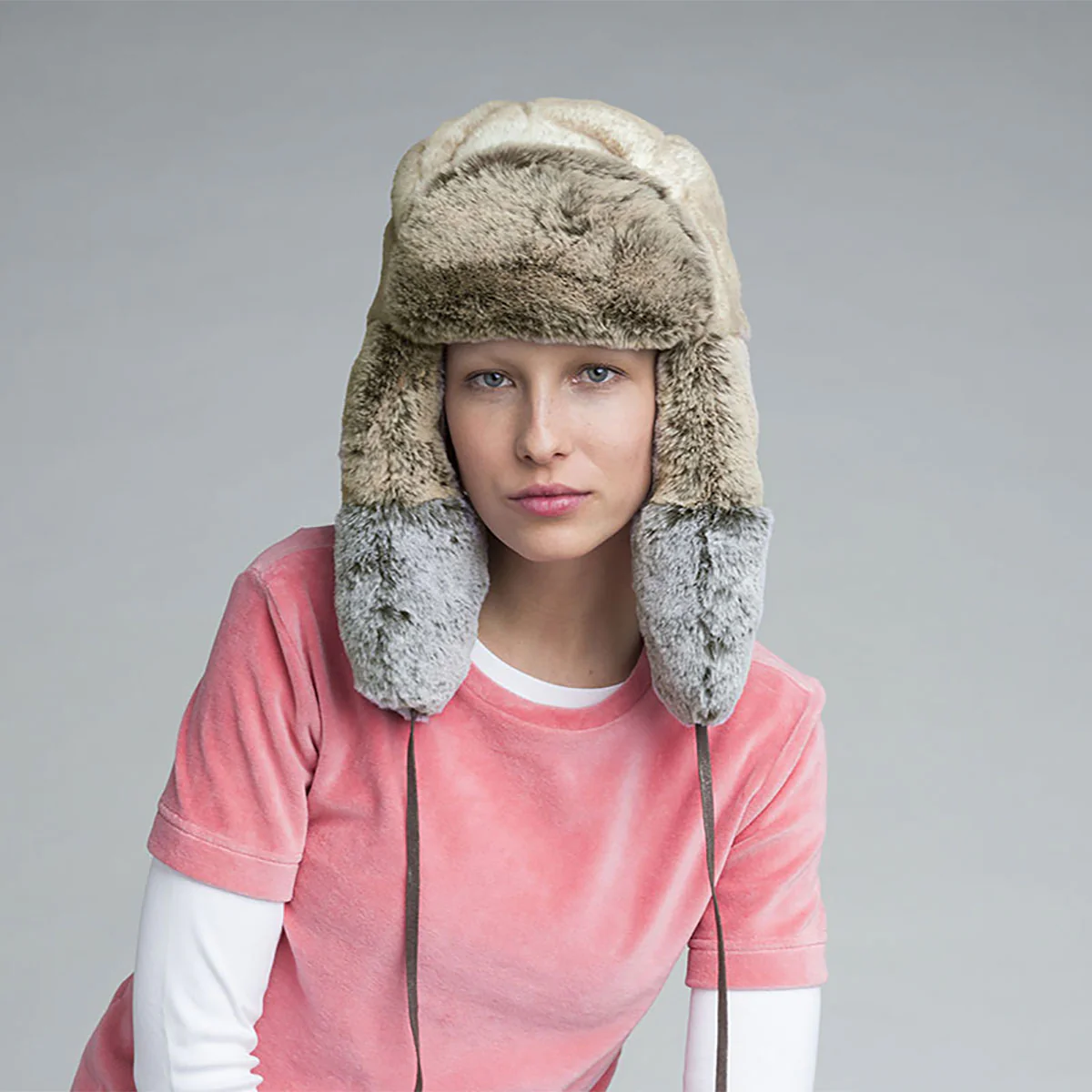 Multi Faux Fur Trapper - Image 2
