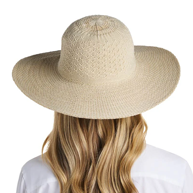Perla Packable Wide Brim Hat | Natural - Image 5