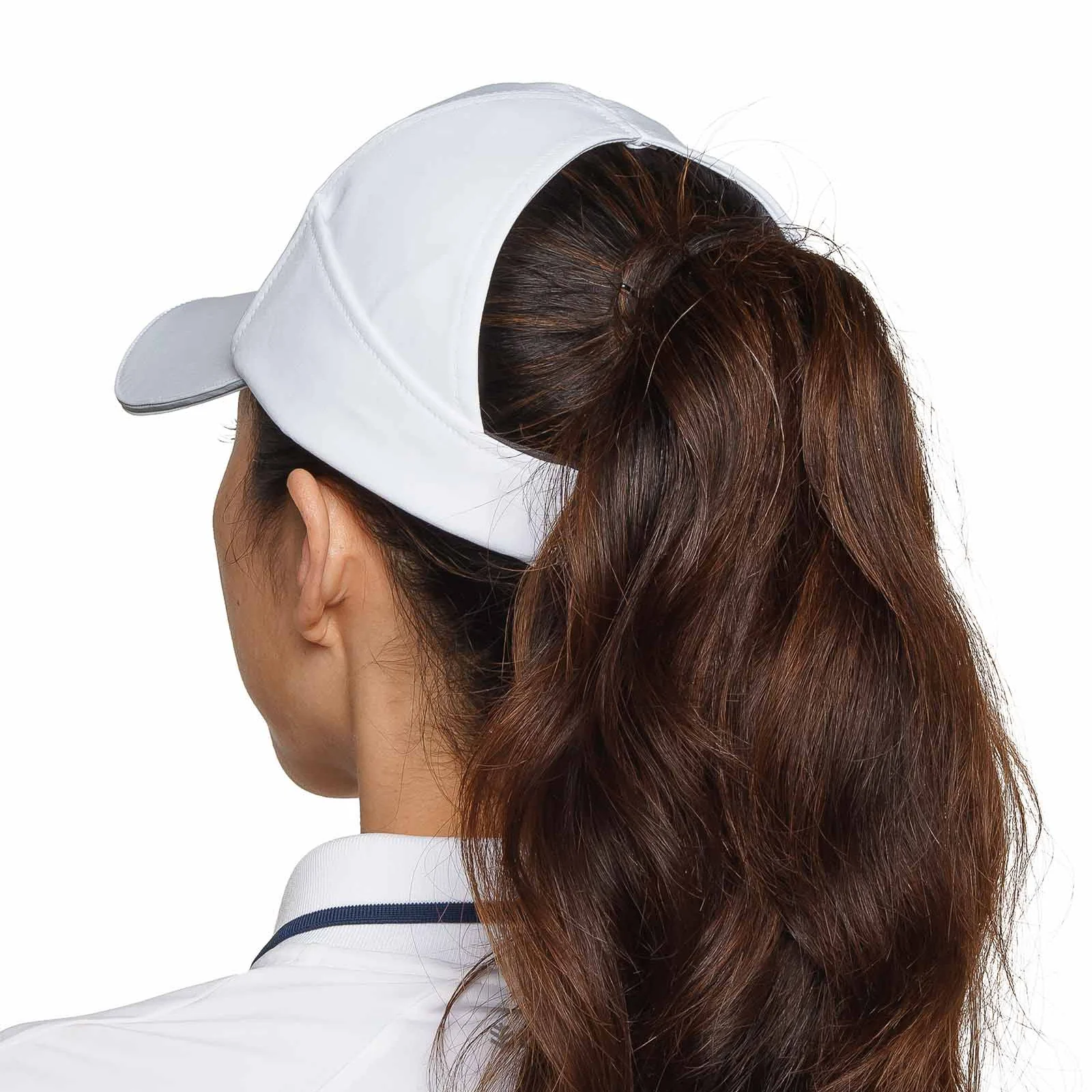 Racket Padel Ponytail Cap | White - Image 4