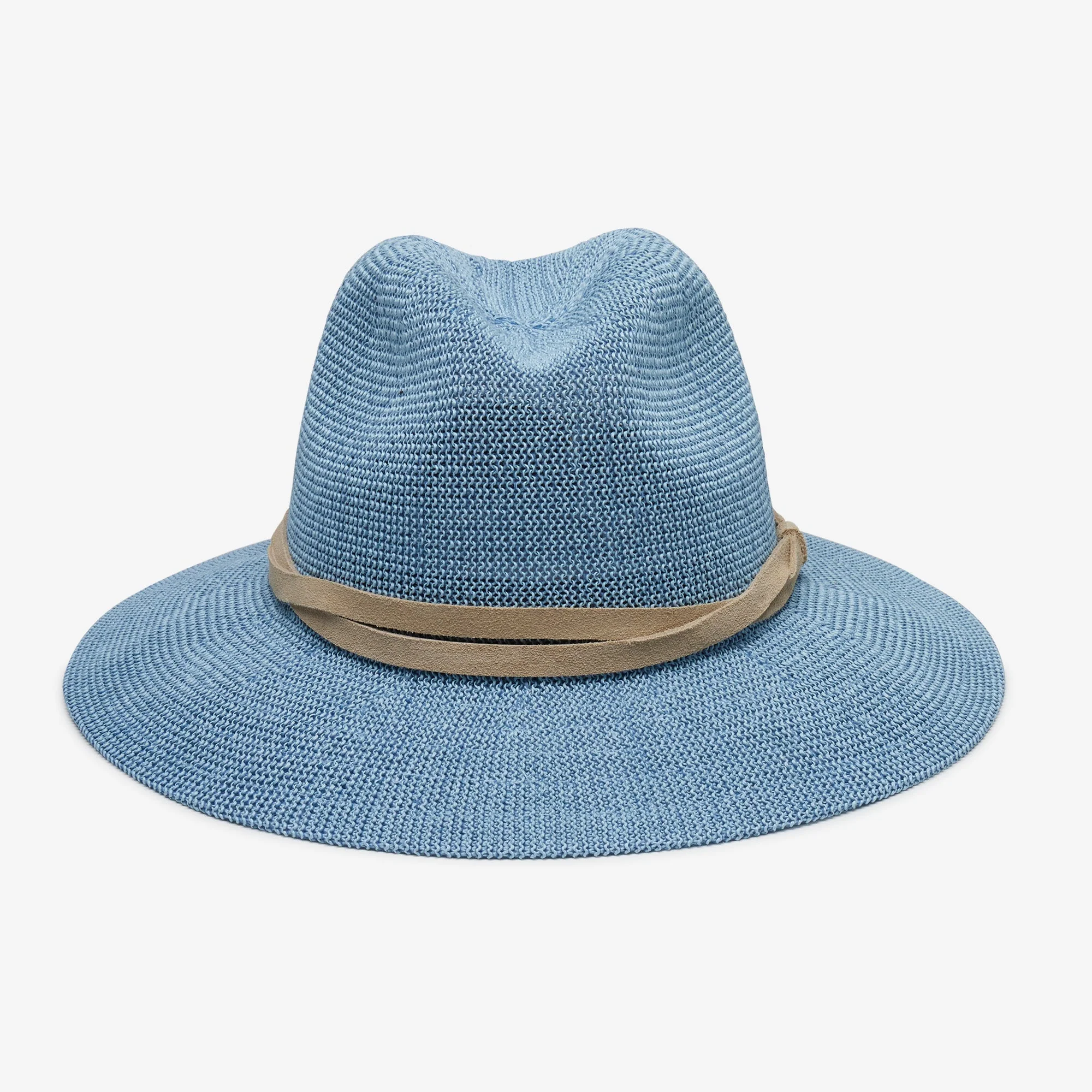 Sedona Straw Panama Fedora | Light Blue - Image 3