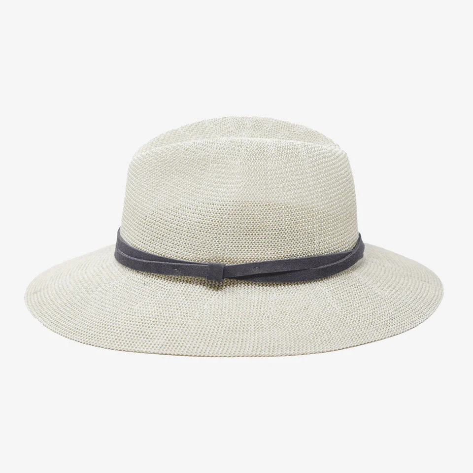 Sedona Straw Panama Fedora | Light Grey - Image 2