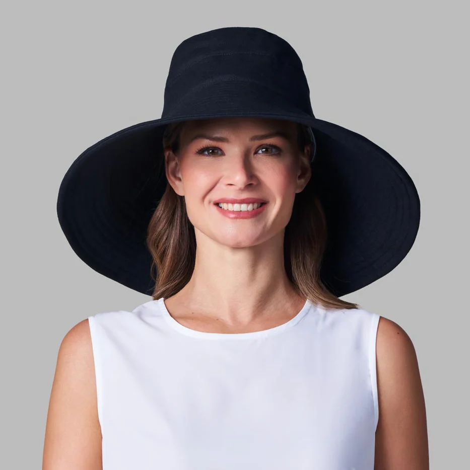 Women's Brittany Beach Hat | Black