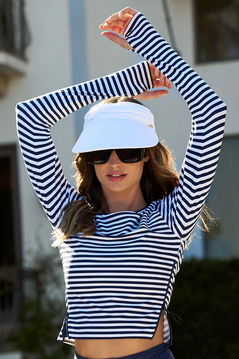 Women's Exuma Swim Visor | White - Image 10