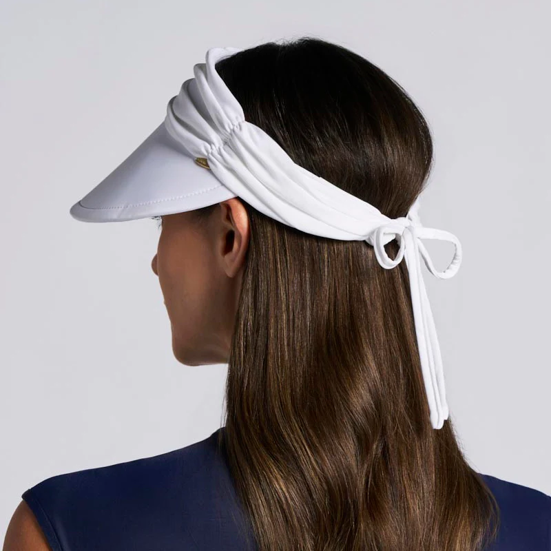 Women's Exuma Swim Visor | White - Image 6
