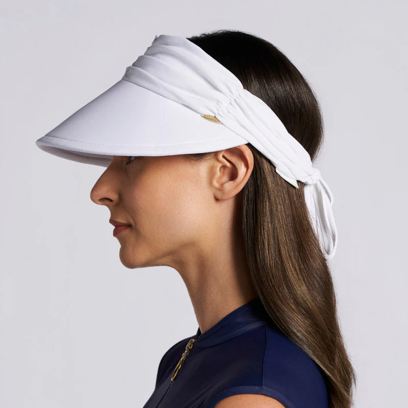 Women's Exuma Swim Visor | White - Image 7