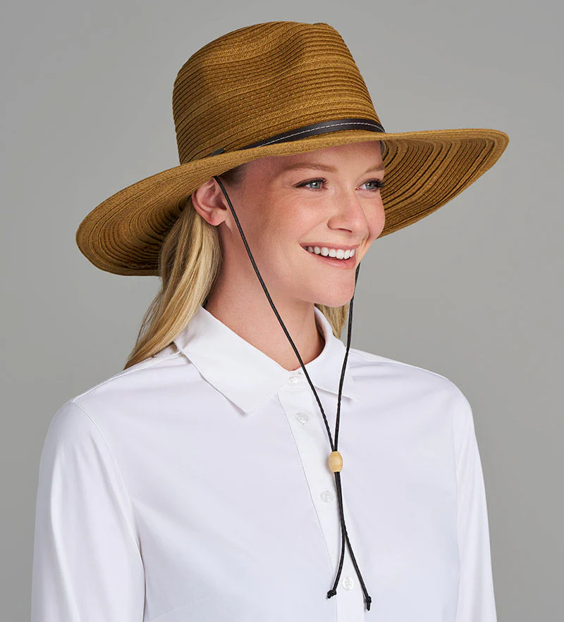 Women's Tempe Hat with Chin Cord | Tan - Image 3