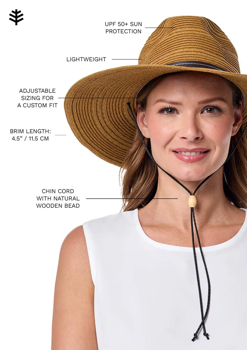 Women's Tempe Hat with Chin Cord | Tan - Image 5