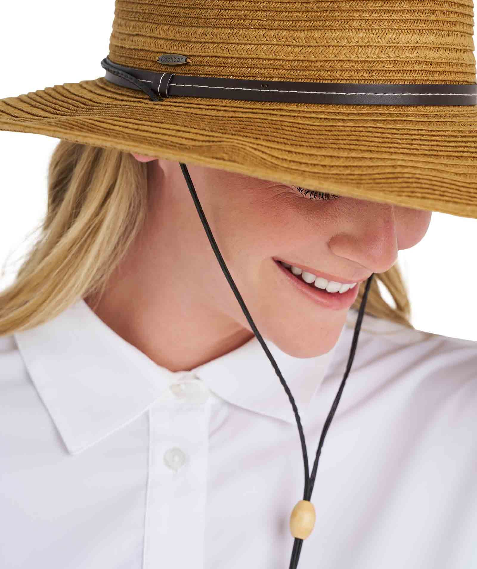 Women's Tempe Hat with Chin Cord | Tan - Image 8