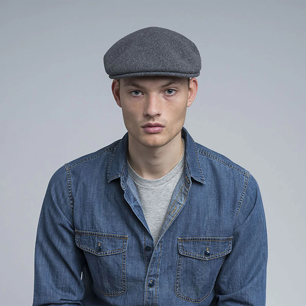 Wool 504 Flat Cap - Image 42